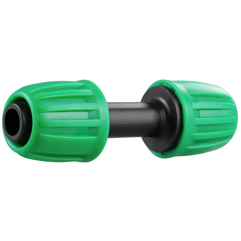 Gardrip Drip Irrigation Fittings for 1/2 Inch Drip Tubing (1/2" ID x 0.62"-0.65" OD Only): 12Pcs Drip Line Couplings Locked Nut Barbed Straight Coupling Connectors-NOT for Generic Tubing (OD 0.7") - Image 1